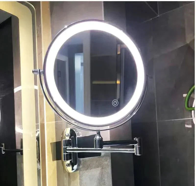 LED Makeup Mirror - LuxeGlow with Touch-Control Lighting