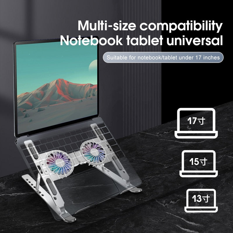 Cooling Fan Laptop Stand - AeroCool Essentials