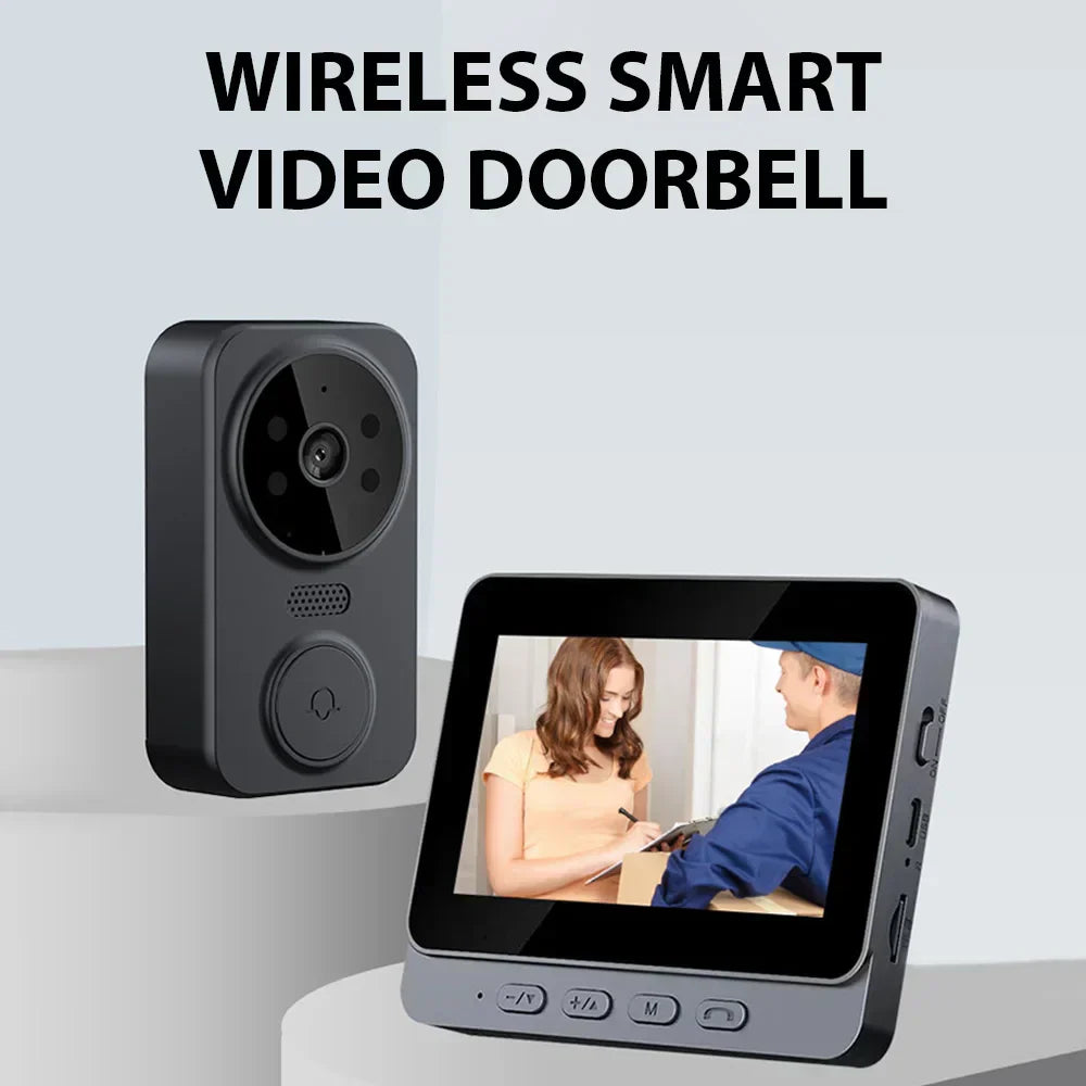 Wireless Video Doorbell with Night Vision - SecureView