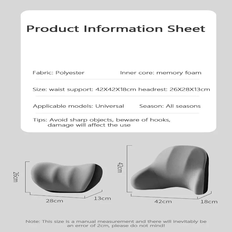 ComfortCush - Electric Neck & Lumbar Support Pillow