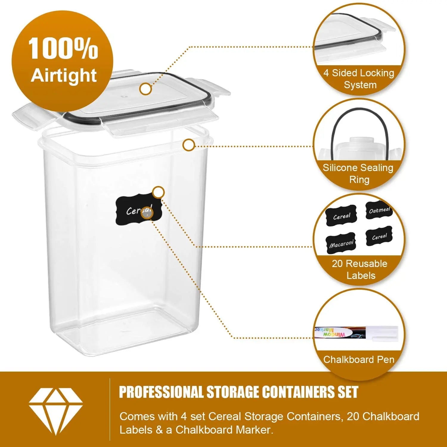 Airtight Food Storage Container Set - FreshNest
