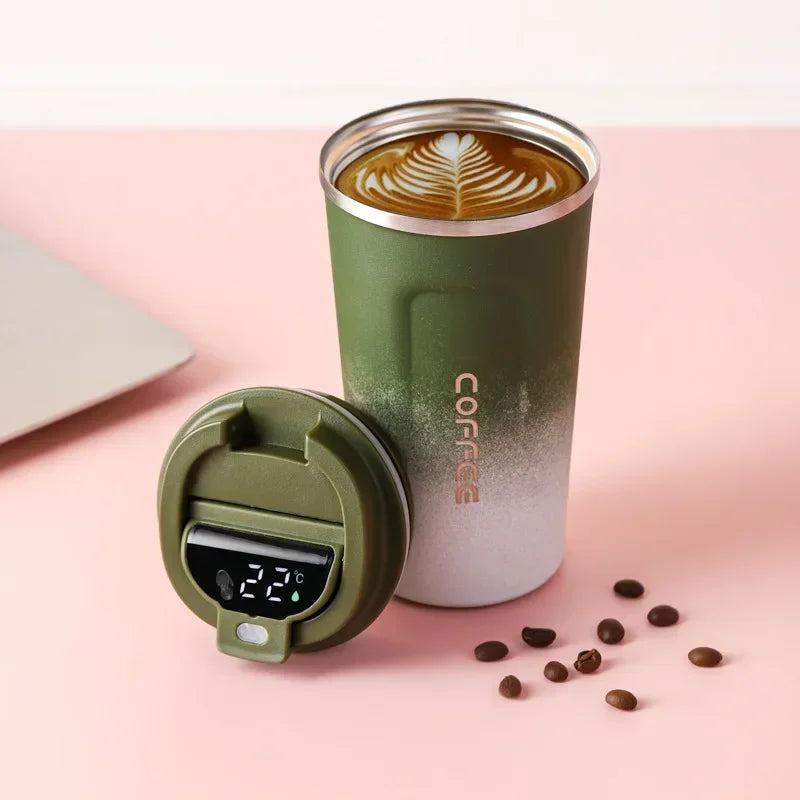 Smart Temperature Display Thermos Mug - LuxeMate