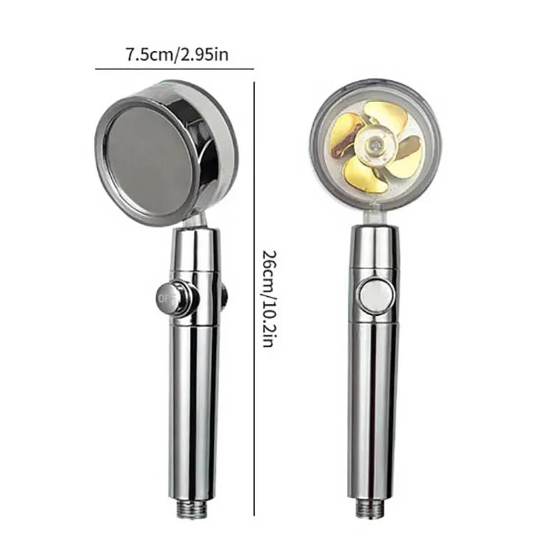 Water-Saving Shower Head with 360° Rotation - AquaEssence