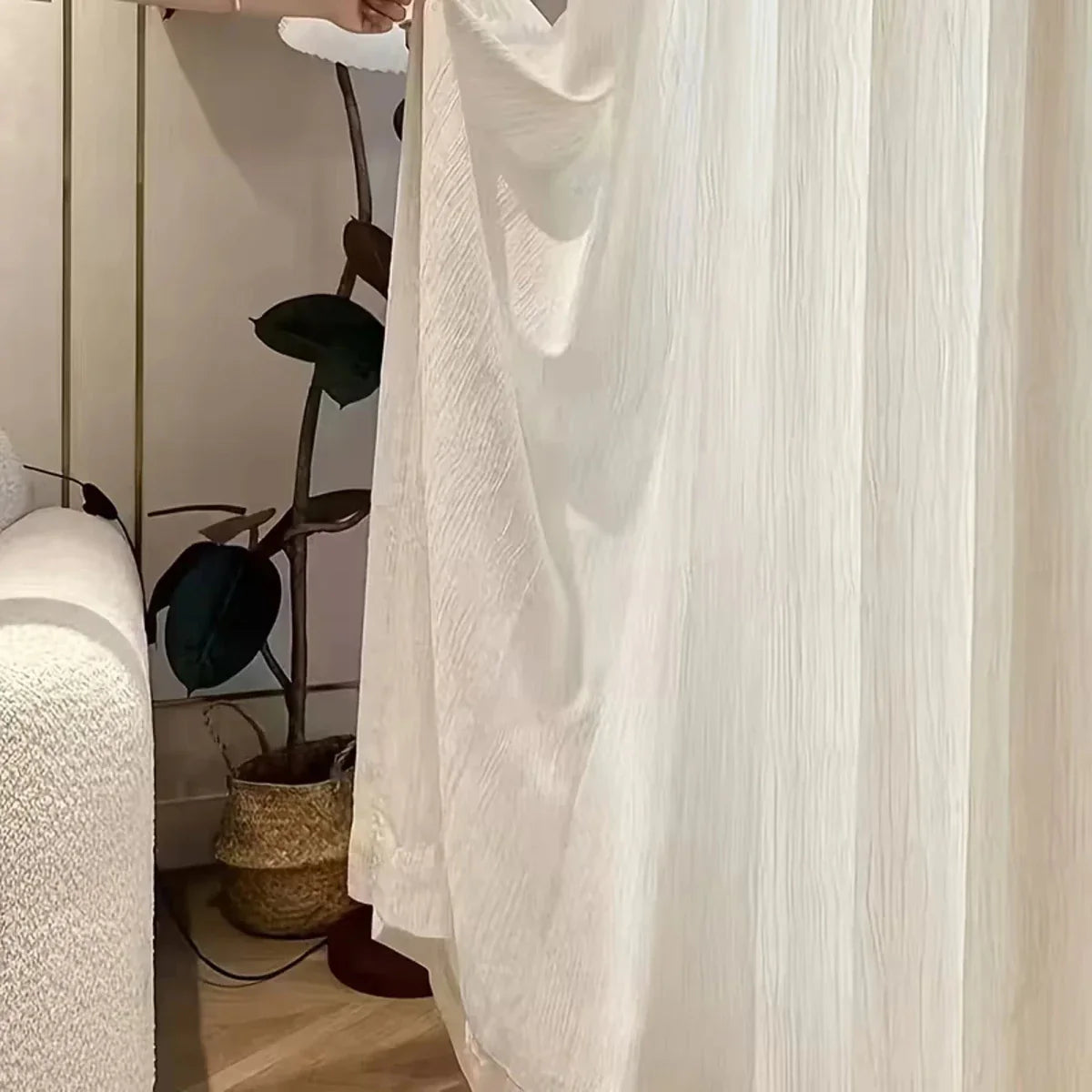 Wabi-Sabi Crinkle Curtains - Luminara Home Decor