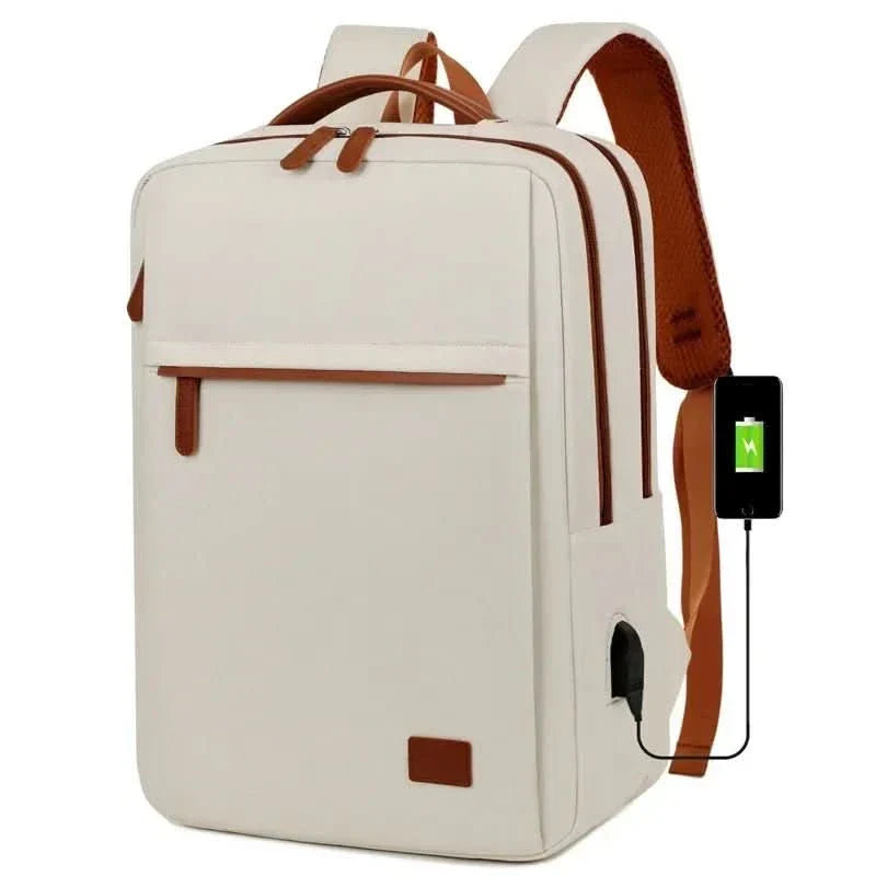 Travel Backpack with USB Port - LuxeVoyage