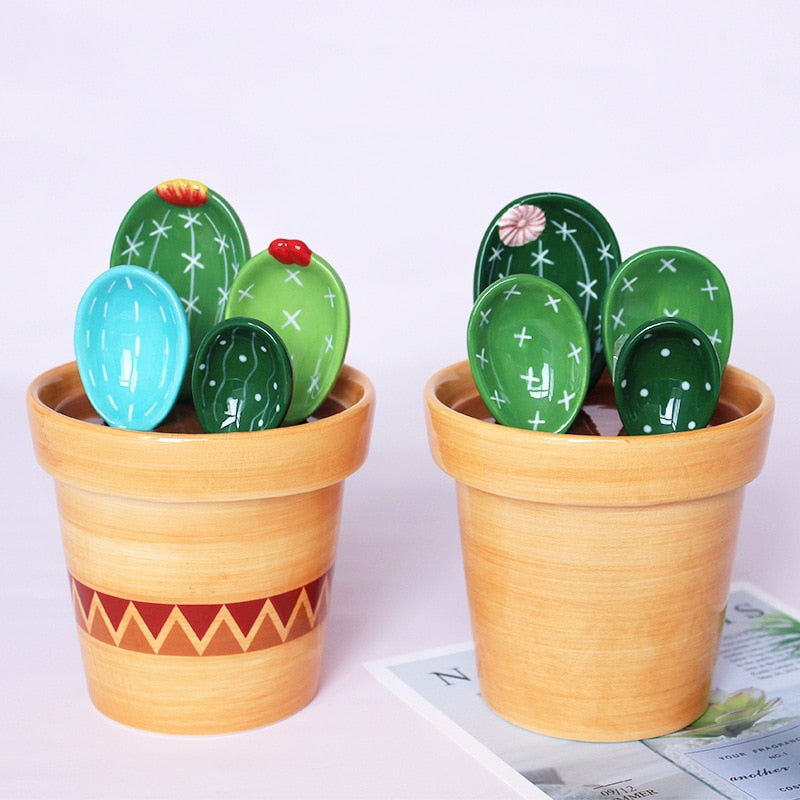 Cactus Spoon Measuring Set - Pristine Kitchenware