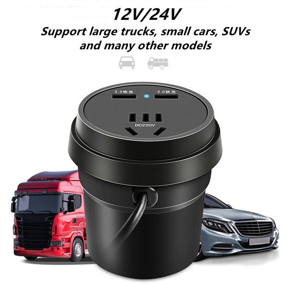 Power Station Cup Holder - LuxeTech Solutions