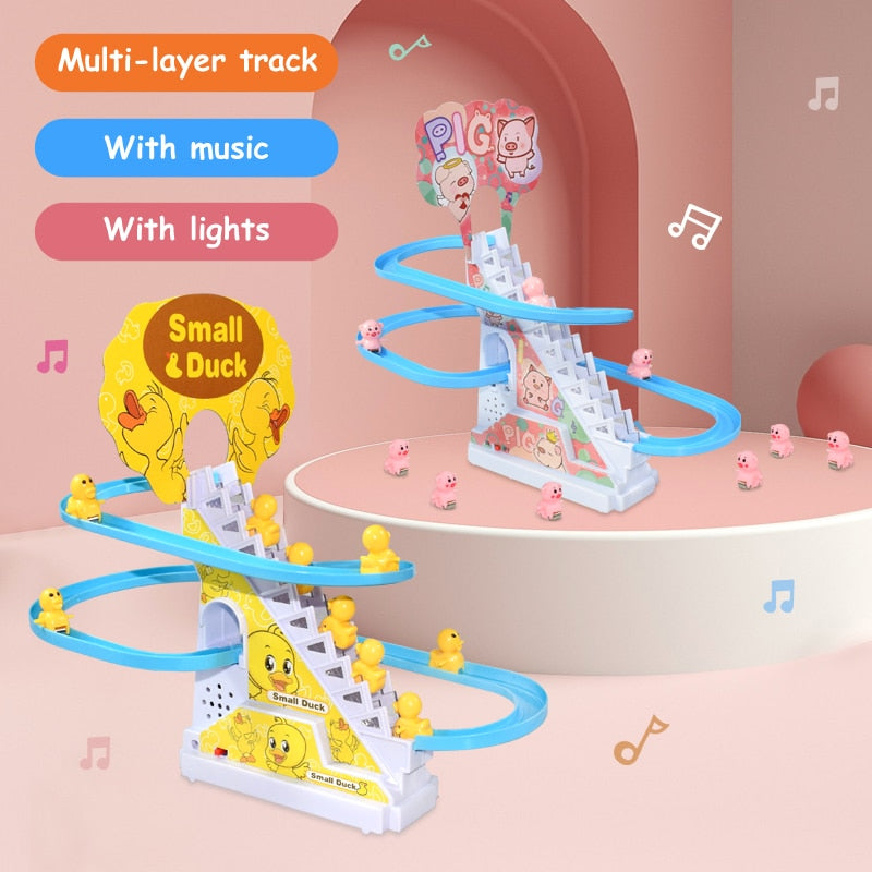 Duck Roller Coaster Toy - QuackJoy Adventures