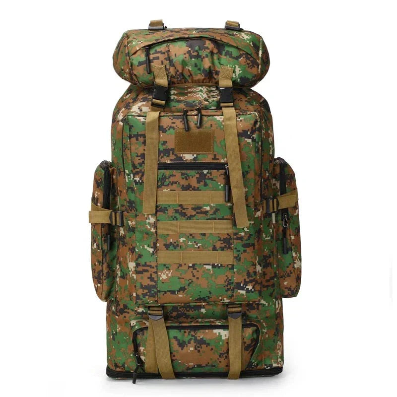 AdventurePro Large Waterproof Hiking Backpack - 80L Capacity