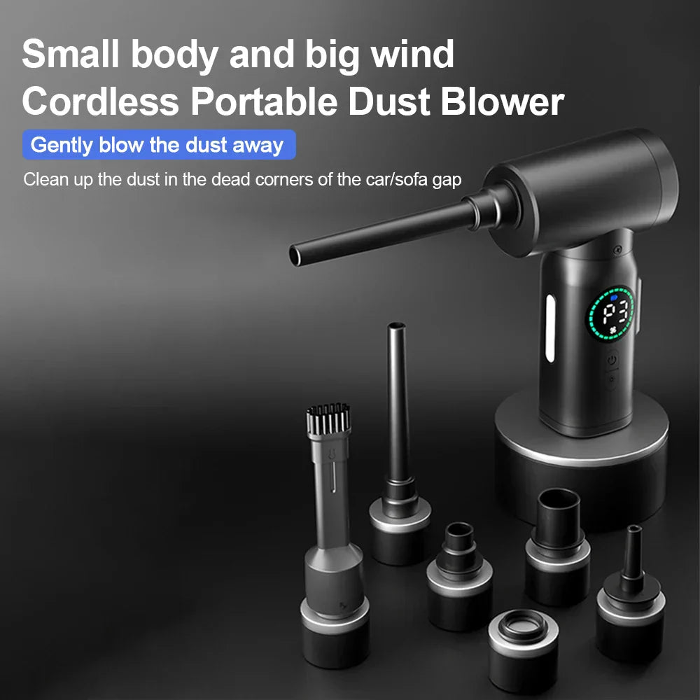 Air Dust Vacuum & Blower with LED Light - CleanTech Pro