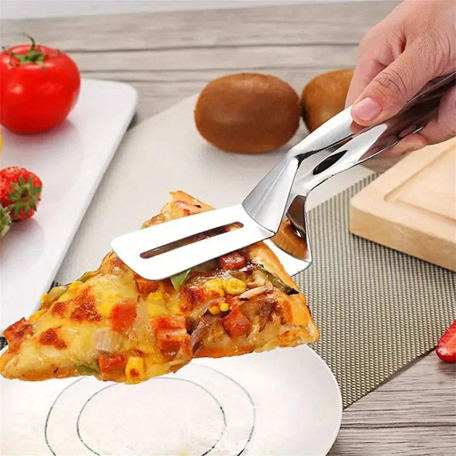 Stainless Steel Spatula with Tongs - CulinaryCraft