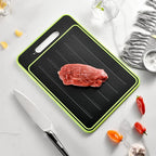 Double-Sided Cutting Board with Defrosting Plate - ChefCraft
