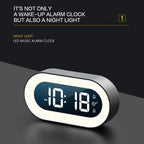 Smart Digital Alarm Clock with Night Light - Luminara