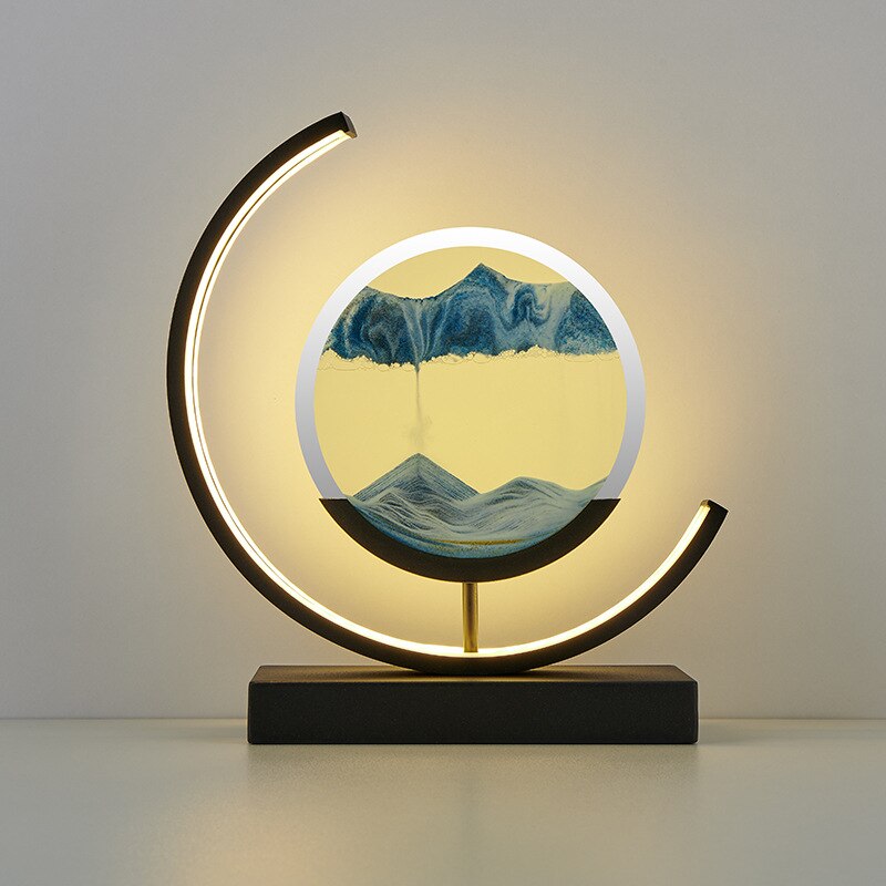 3D Sand Bowl Table Lamp - Luminara Luxe