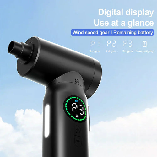 Air Dust Vacuum & Blower with LED Light - CleanTech Pro