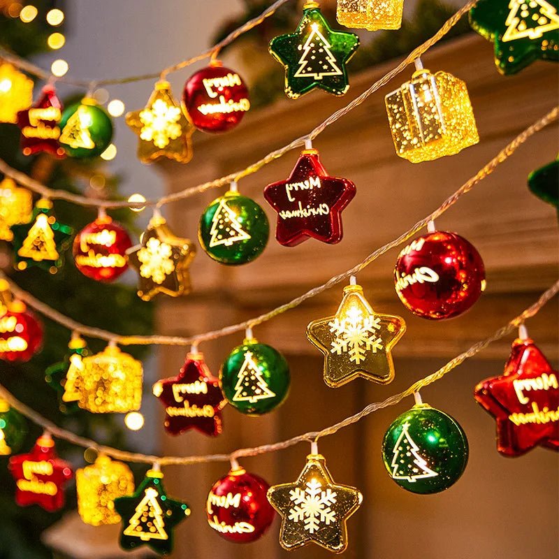 Twinkling Curtain String Lights - Luminara Decor