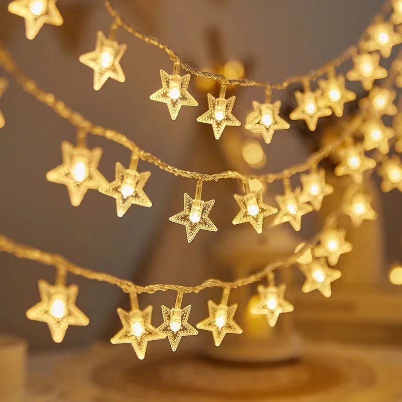 Twinkling Curtain String Lights - Luminara Decor