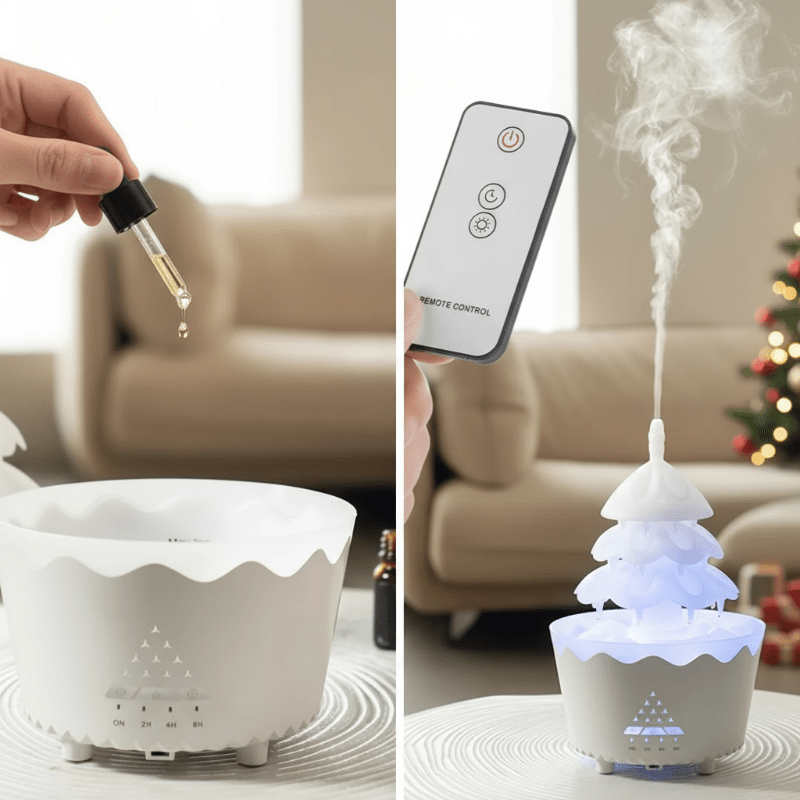 Aroma Diffuser - EverGlow Christmas Tree with LED Light