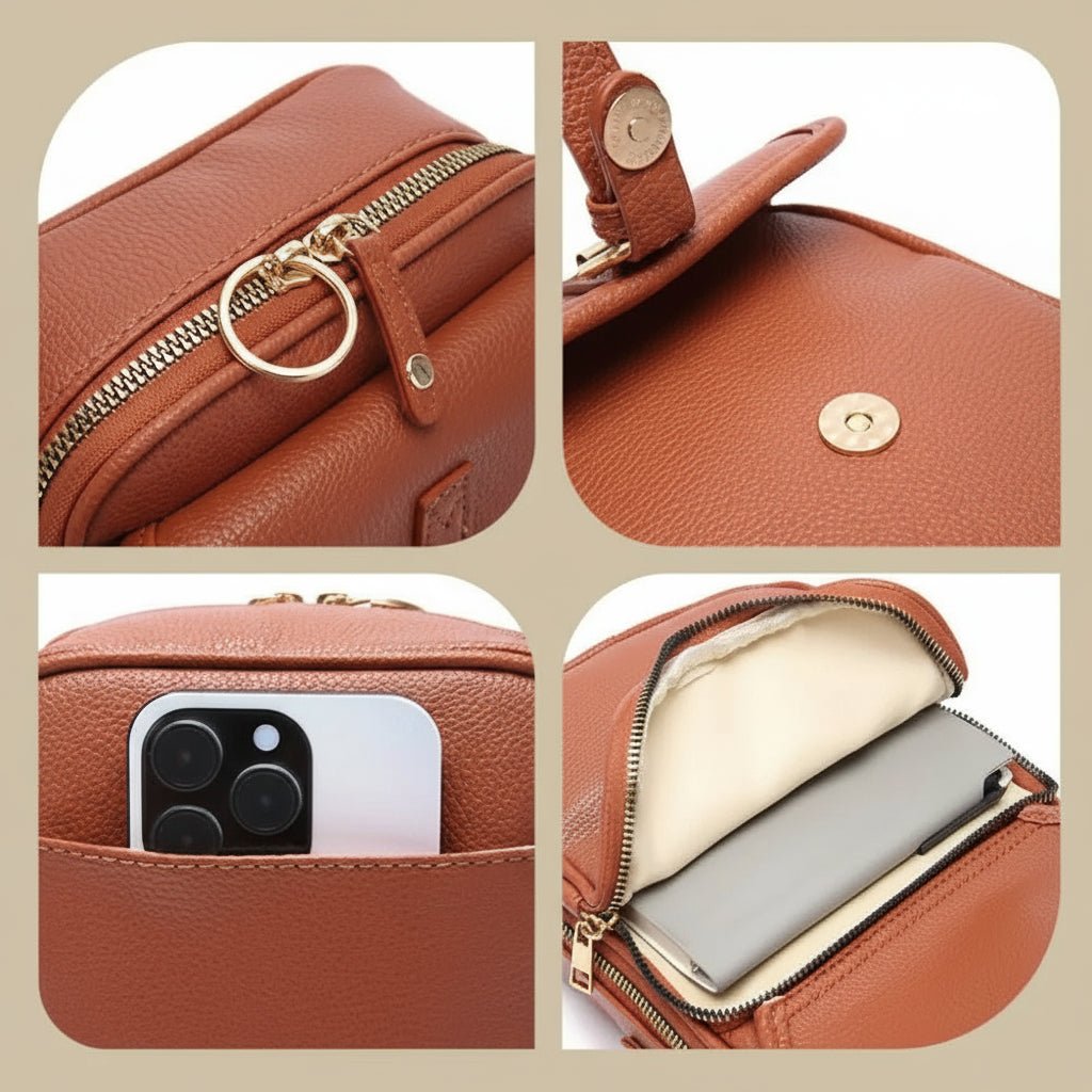 Anti-Theft Clutch Lock Bag - LuxeGuard