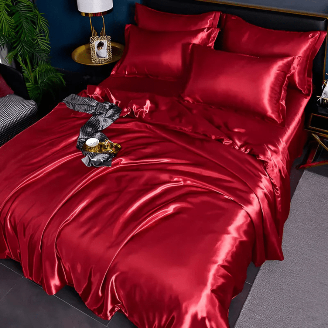Silk Bedding Set - LuxeDreams for Restful Sleep