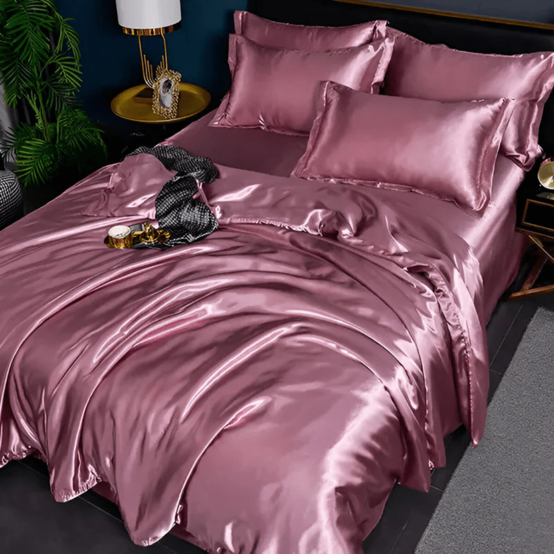 Silk Bedding Set - LuxeDreams for Restful Sleep