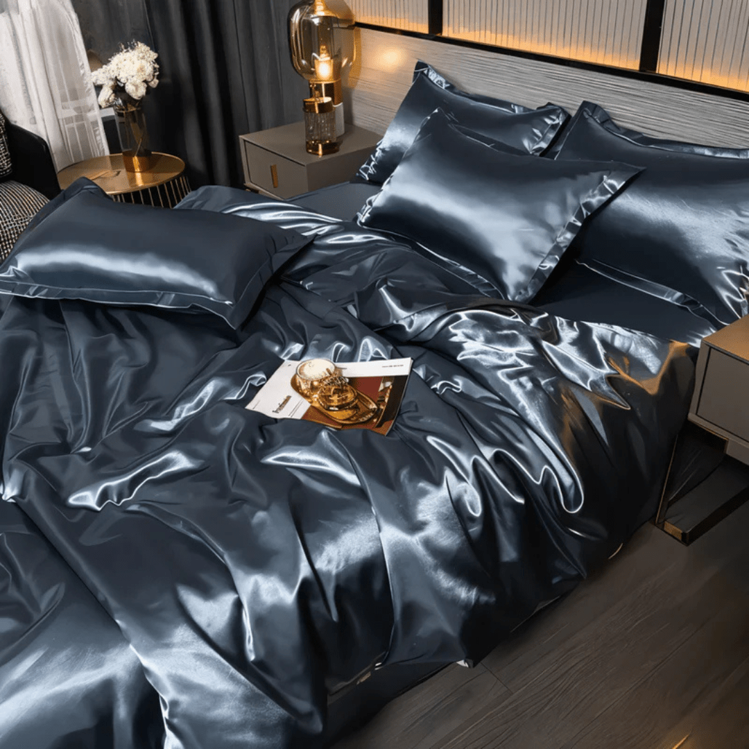 Silk Bedding Set - LuxeDreams for Restful Sleep