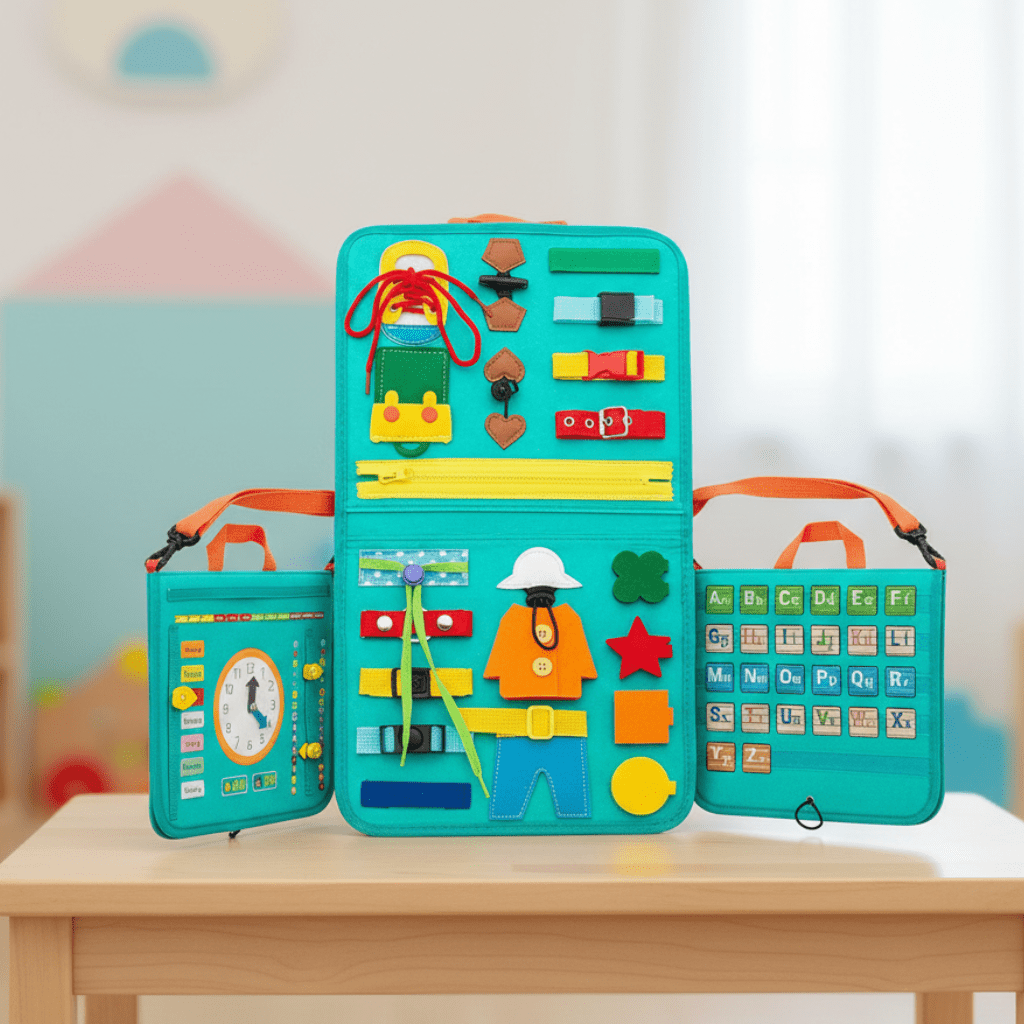 Sensory Activity Board - NurtureNest Montessori Toys