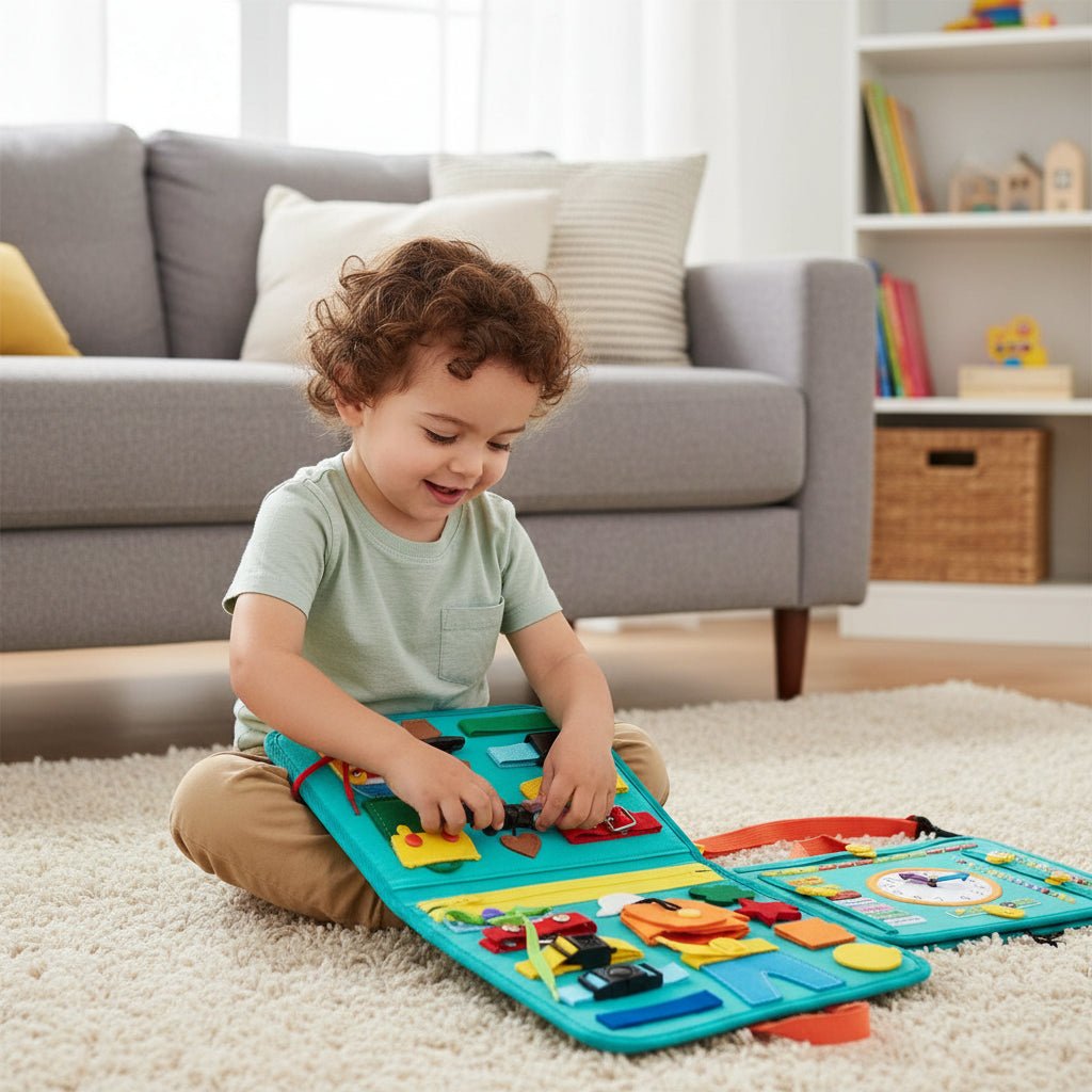 Sensory Activity Board - NurtureNest Montessori Toys