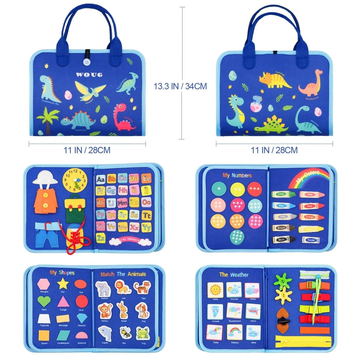 Sensory Activity Board - NurtureNest Montessori Toys