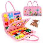 Sensory Activity Board - NurtureNest Montessori Toys