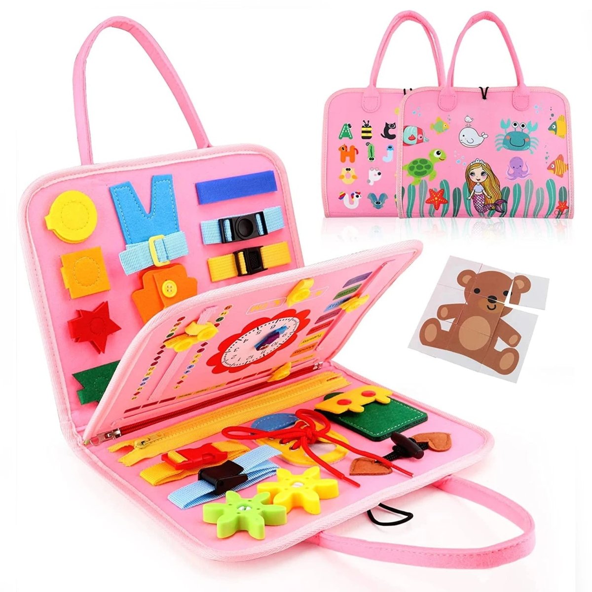 Sensory Activity Board - NurtureNest Montessori Toys