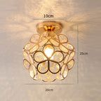 Floral Glass Ceiling Light - Luminara Designs