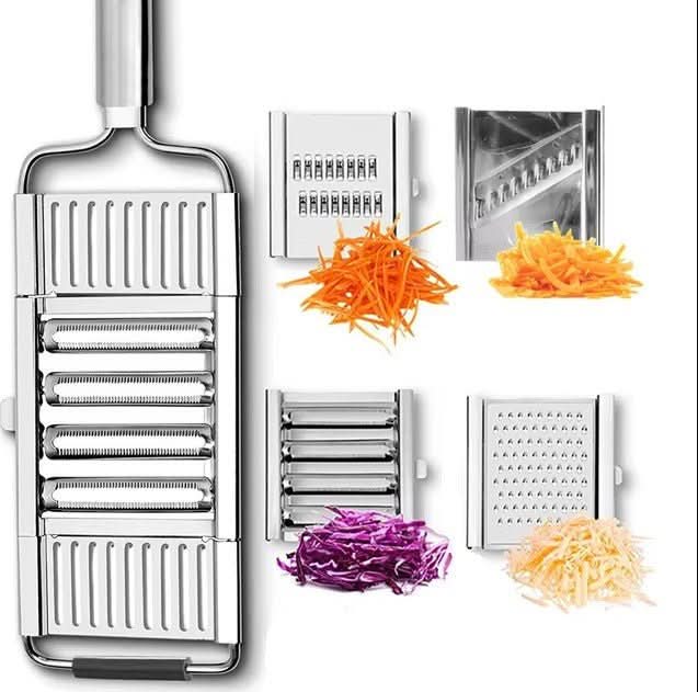 Slicing Pro – Versatile Kitchen Slicer with 4 Stainless Steel Blades