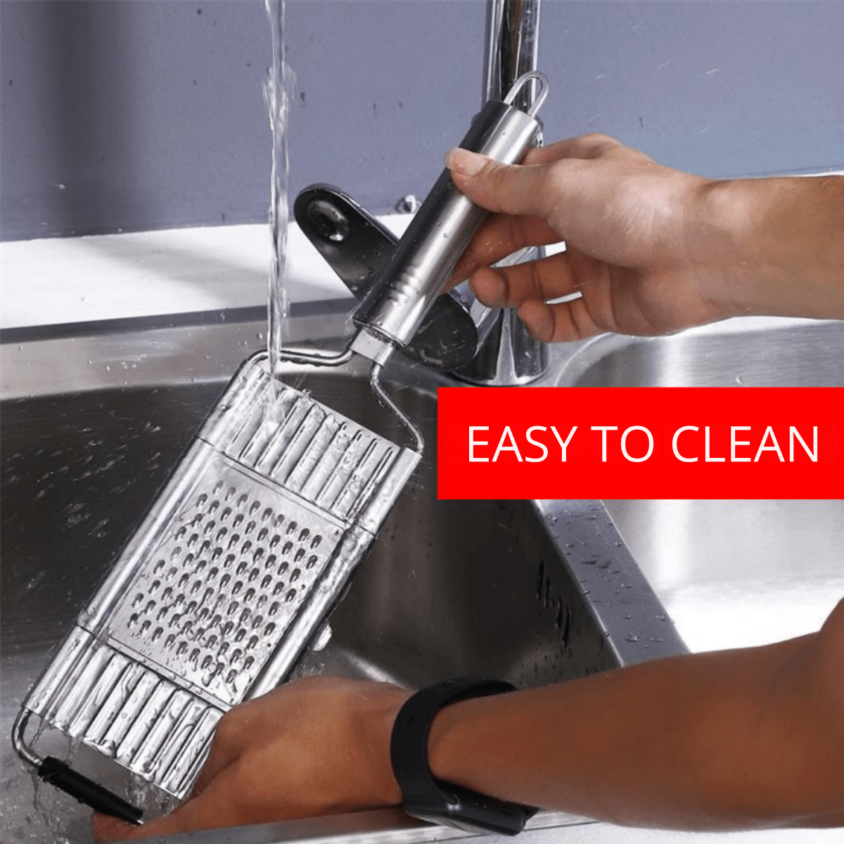 Slicing Pro – Versatile Kitchen Slicer with 4 Stainless Steel Blades