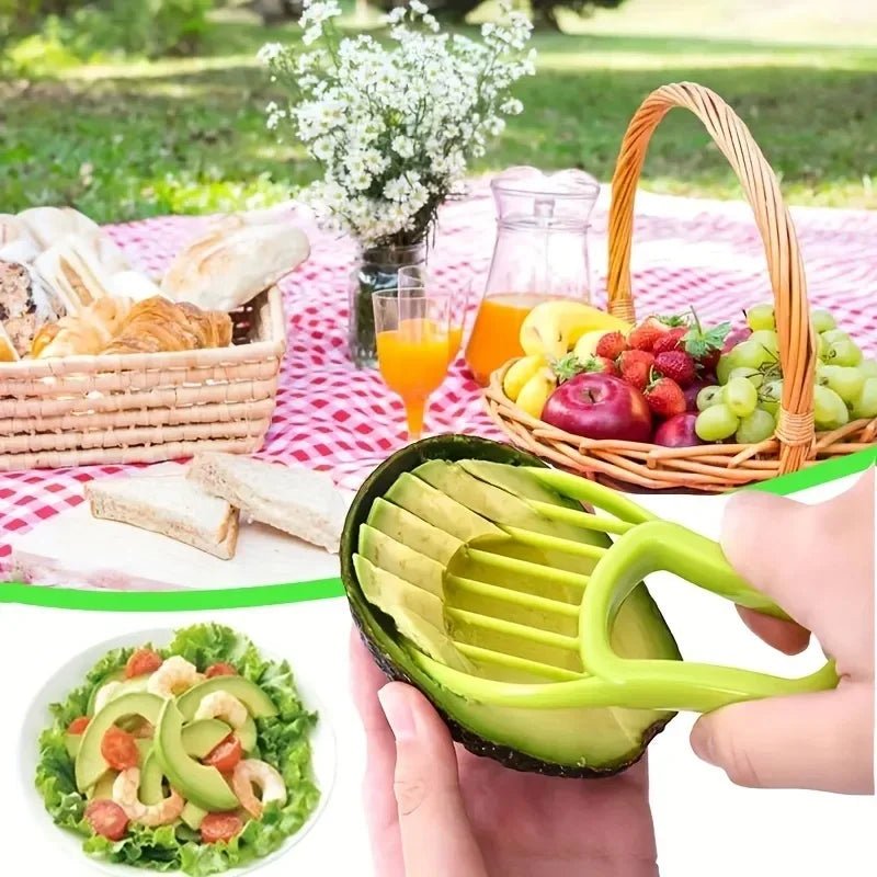 Avocado Prep Tool - GreenGrove 3-in-1 Easy Slicing & Pitting