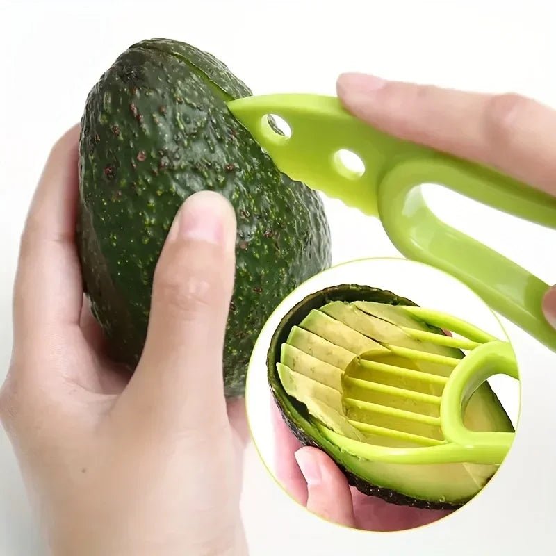 Avocado Prep Tool - GreenGrove 3-in-1 Easy Slicing & Pitting