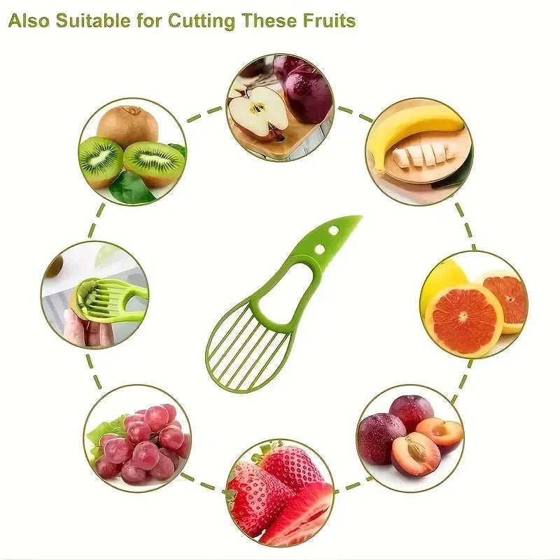 Avocado Prep Tool - GreenGrove 3-in-1 Easy Slicing & Pitting