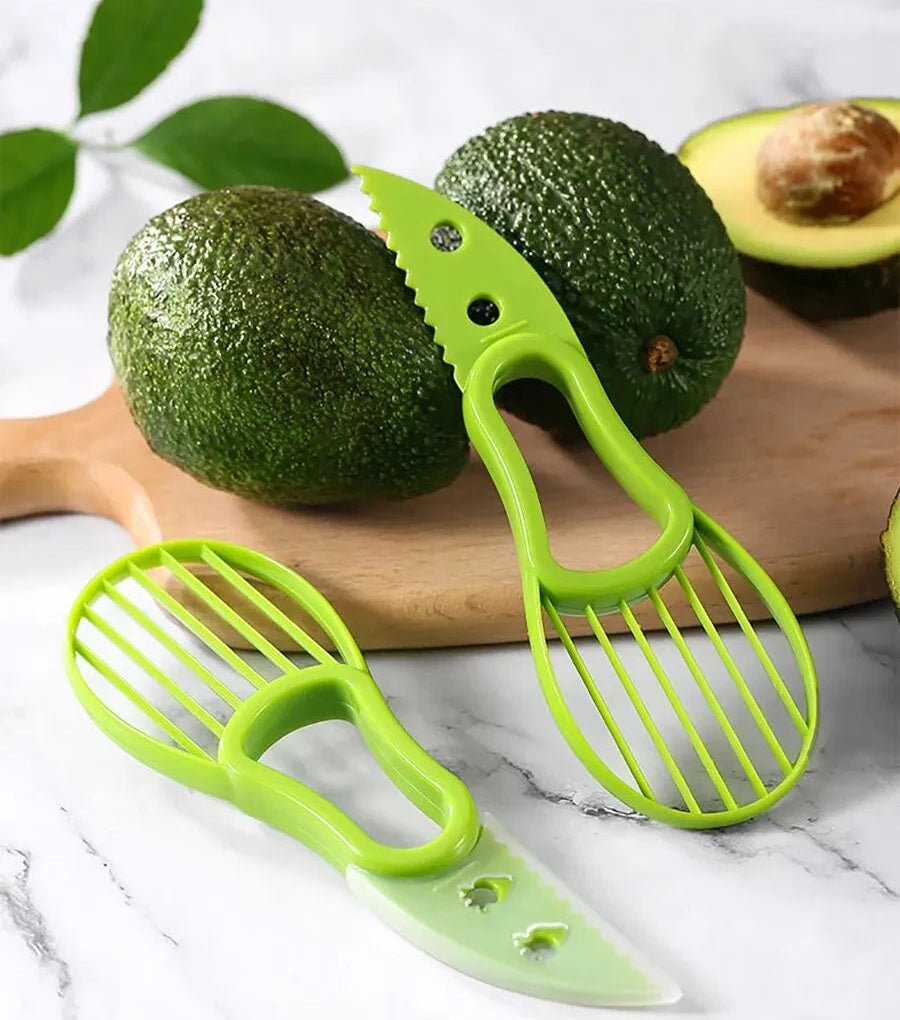 Avocado Prep Tool - GreenGrove 3-in-1 Easy Slicing & Pitting