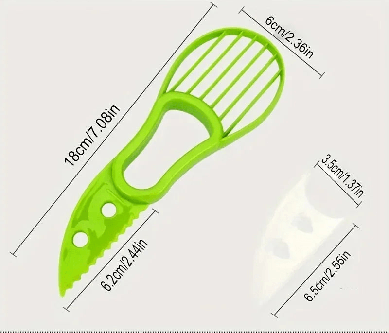 Avocado Prep Tool - GreenGrove 3-in-1 Easy Slicing & Pitting