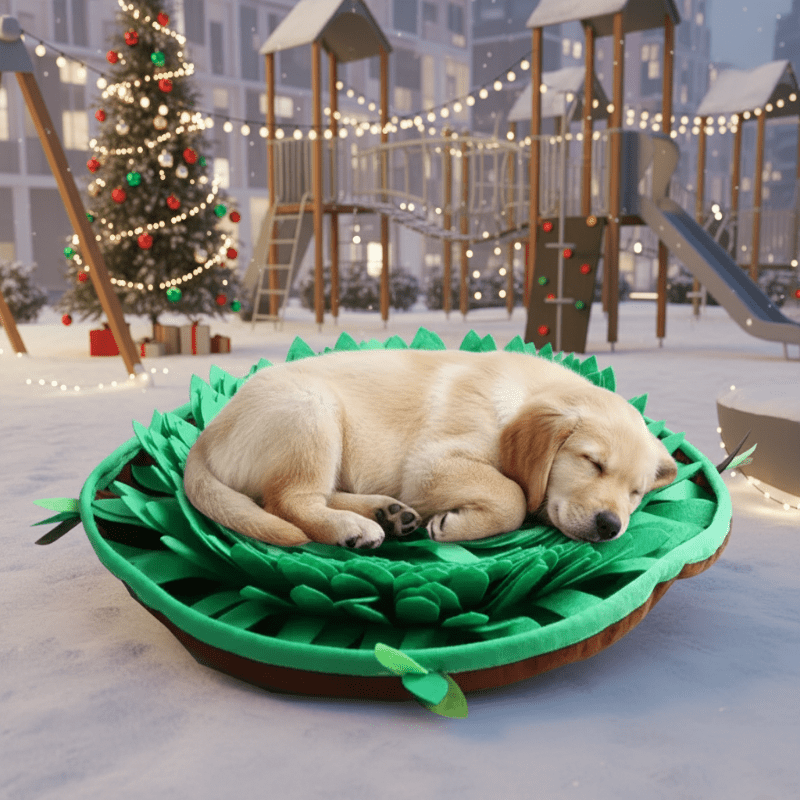 Plush Puzzle Feeding Mat - CozyPet Essentials