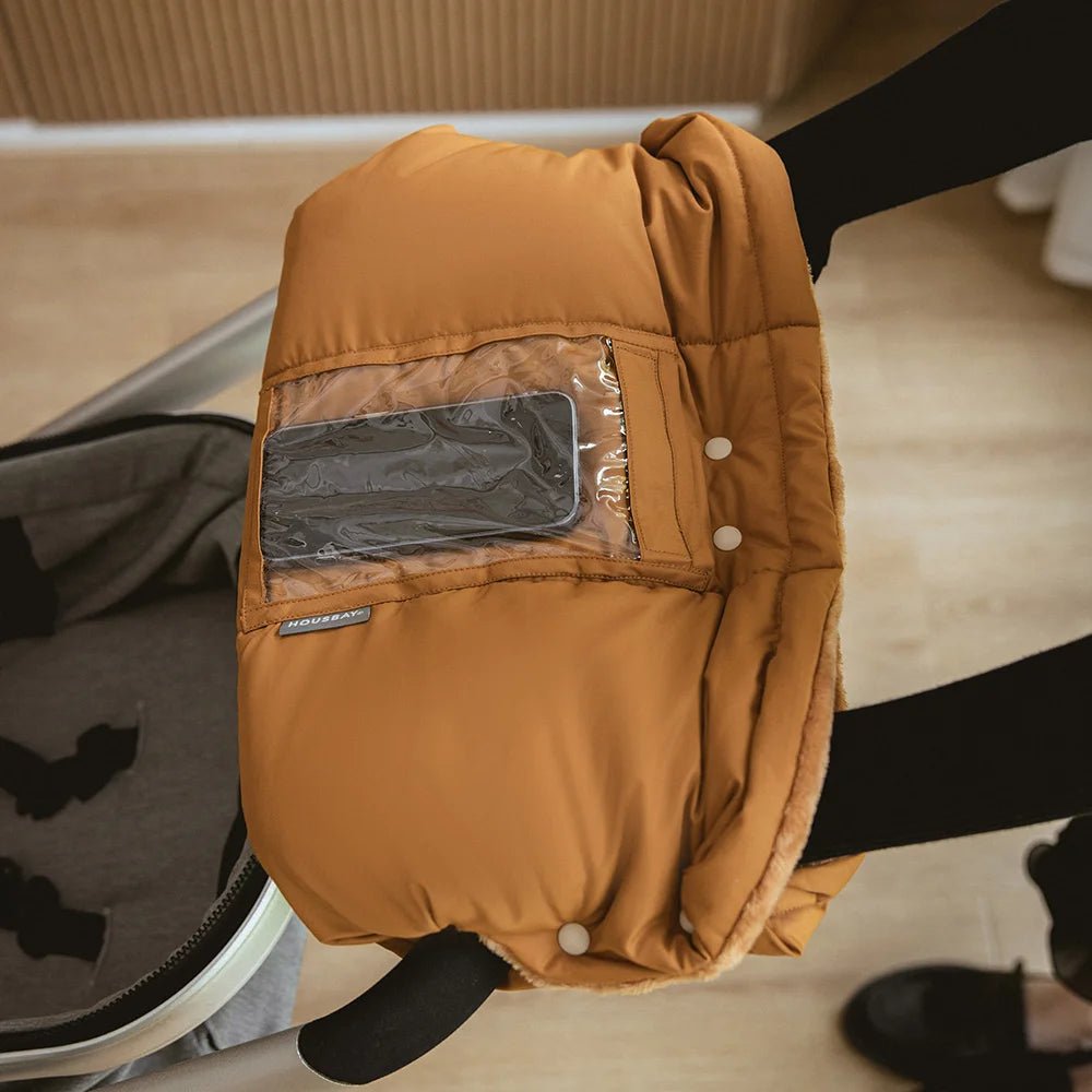 Windproof Stroller Gloves with Pocket - CozyNest