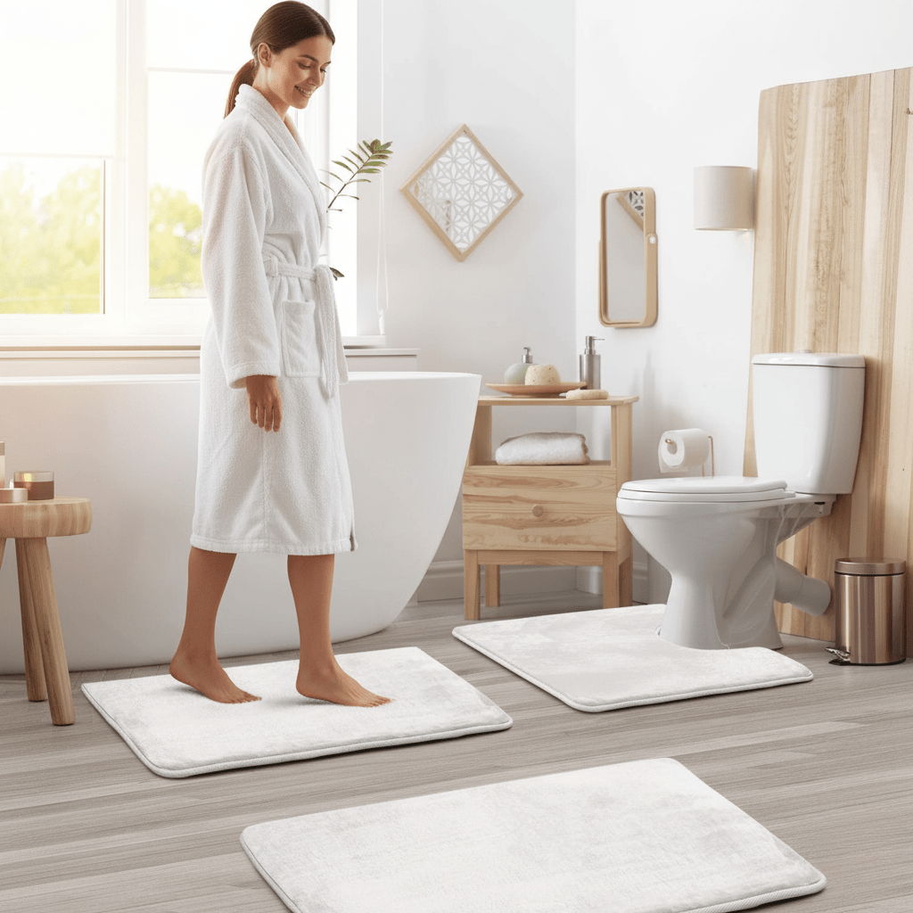 Memory Foam Bath Mat Set - LuxeNest