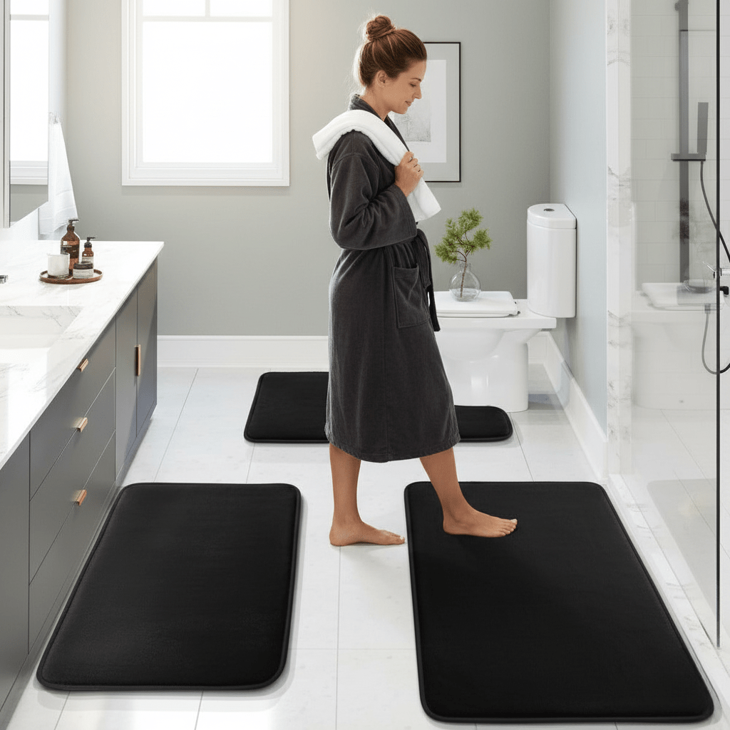 Memory Foam Bath Mat Set - LuxeNest