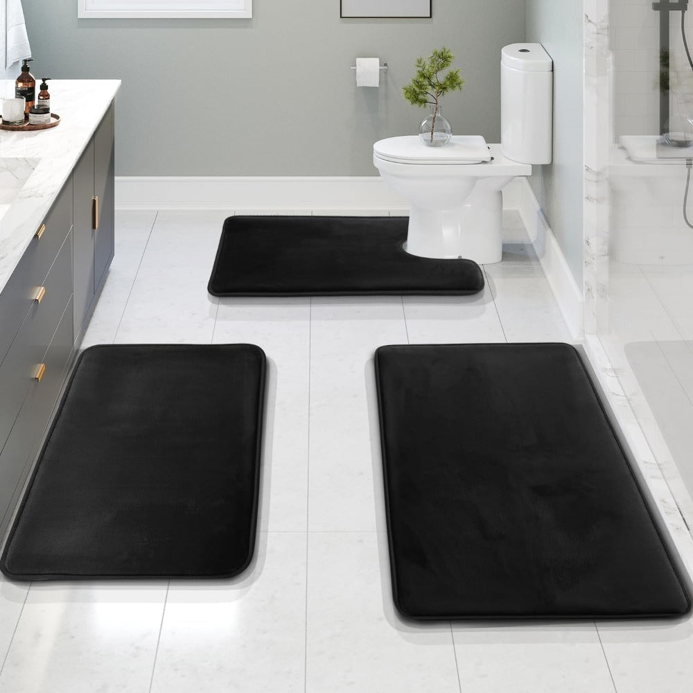 Memory Foam Bath Mat Set - LuxeNest