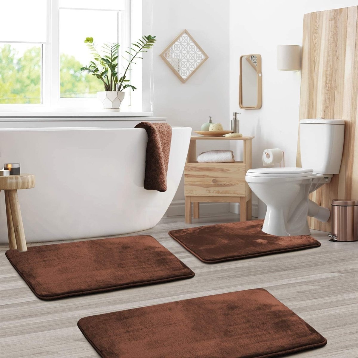 Memory Foam Bath Mat Set - LuxeNest