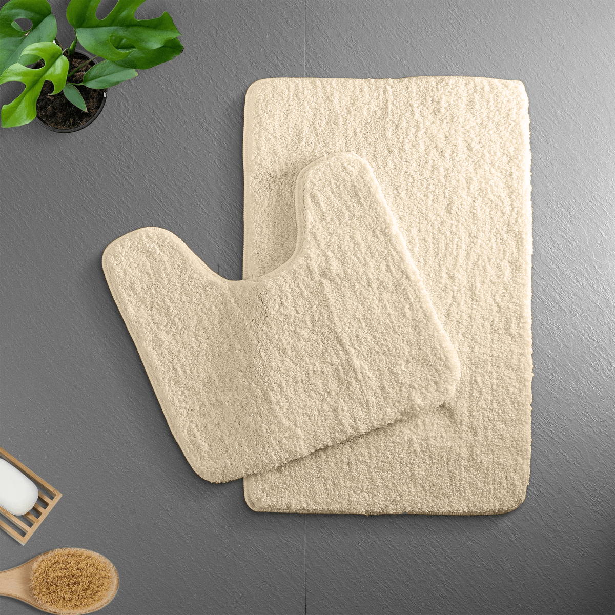 Soft Microfiber Bath Mat - LuxeNest Non-Slip Quick Drying Rug