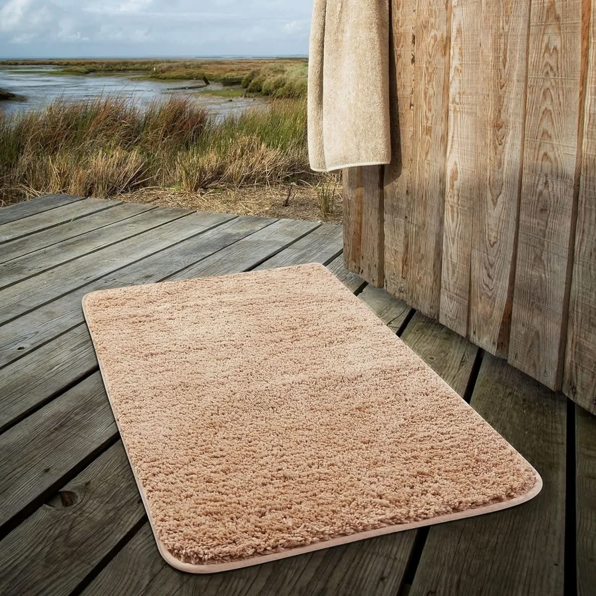 Soft Microfiber Bath Mat - LuxeNest Non-Slip Quick Drying Rug
