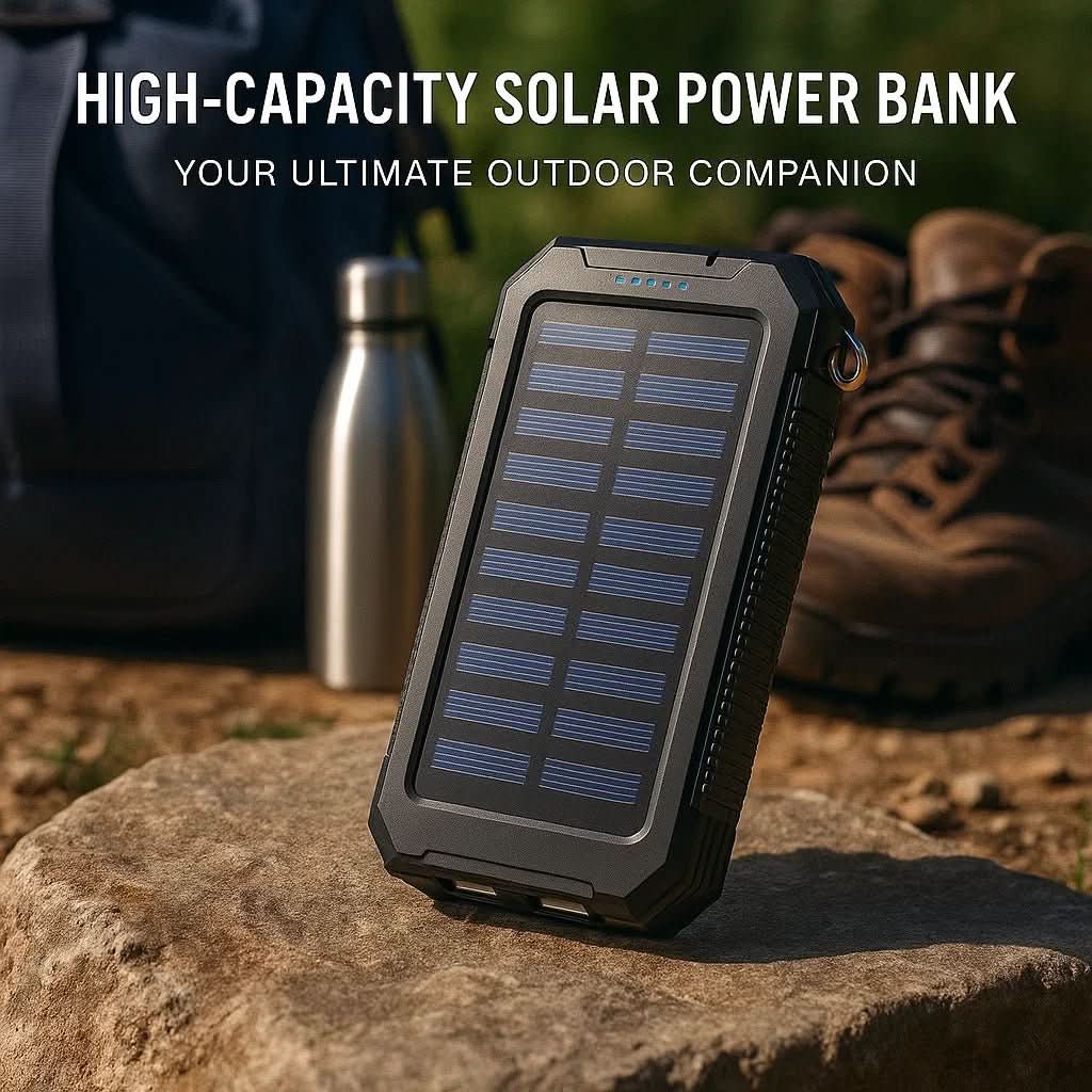 Solar Power Bank 10000mAh - EcoCharge Solutions