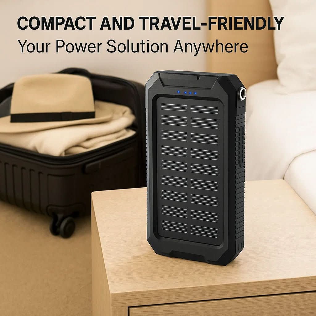 Solar Power Bank 10000mAh - EcoCharge Solutions