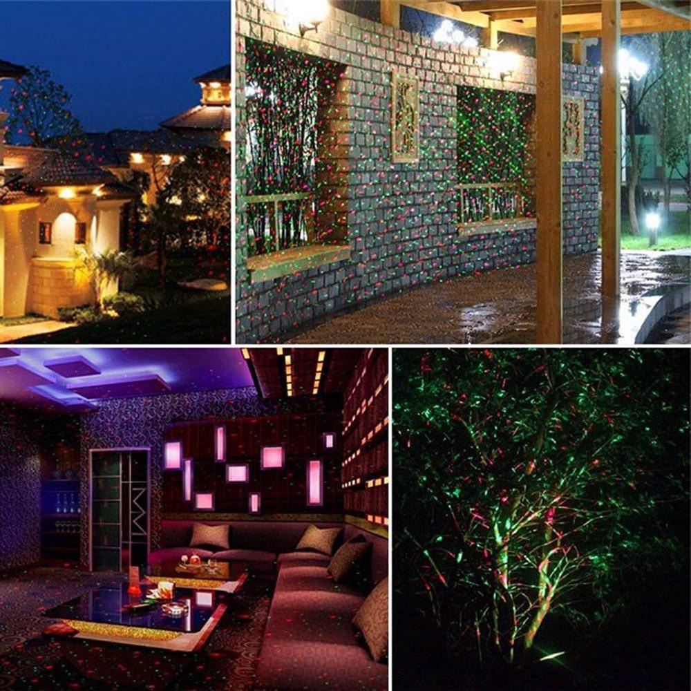 Garden Projector - LuminaGlow with Rotating Light Patterns